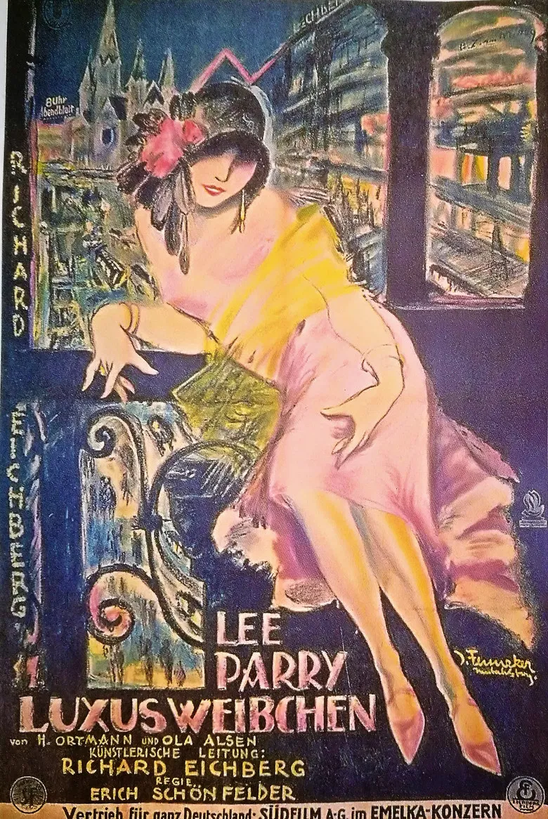 Luxusweibchen poster background