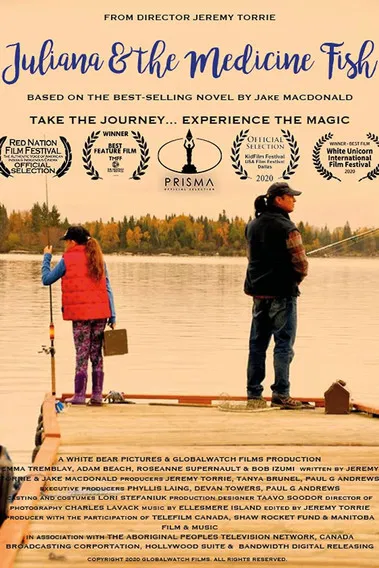 Juliana & the Medicine Fish poster background