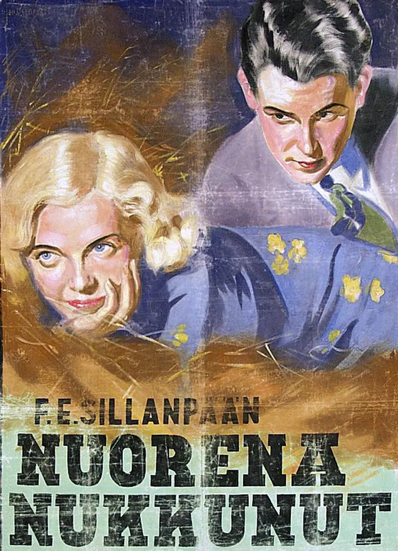Nuorena nukkunut poster background