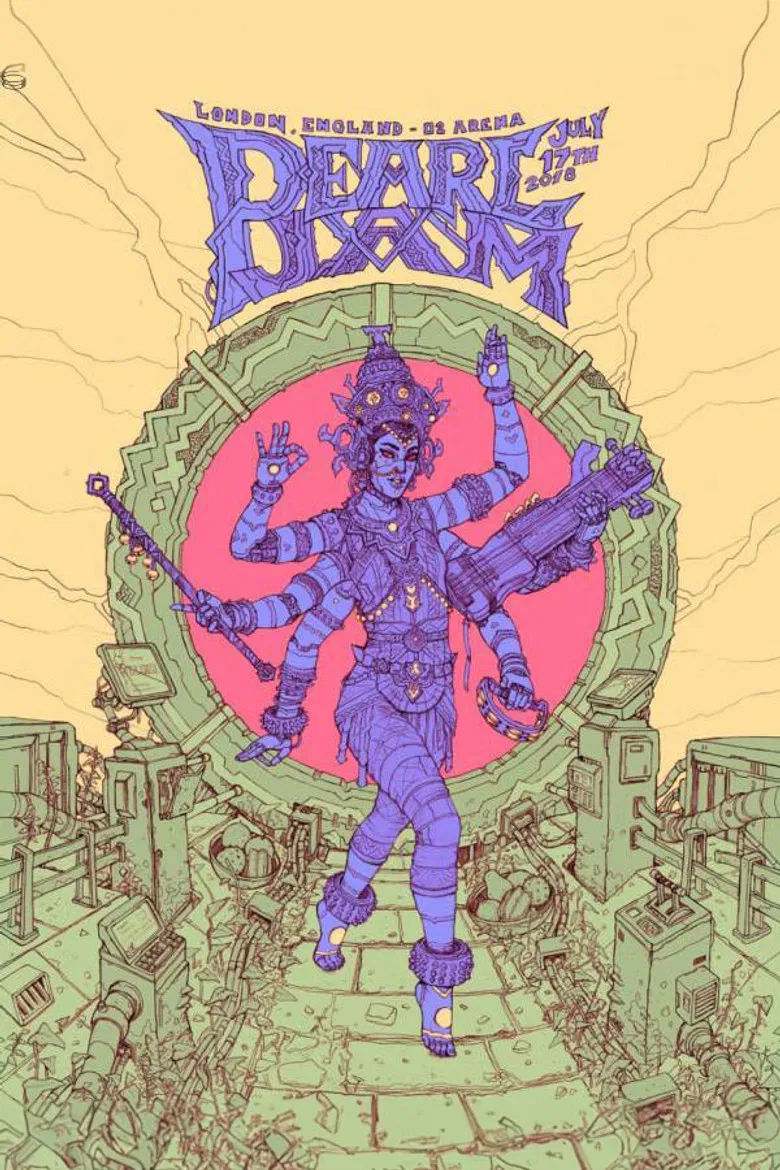 Pearl Jam: London 2018 poster background