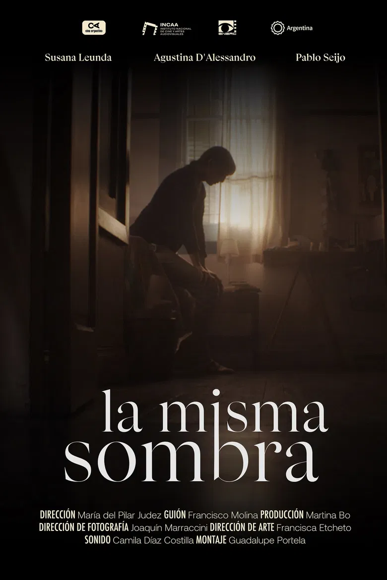 La misma sombra poster background