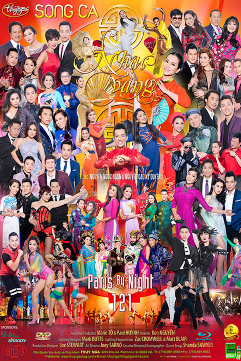 Paris by Night 121: Song Ca Nhạc Vàng poster background