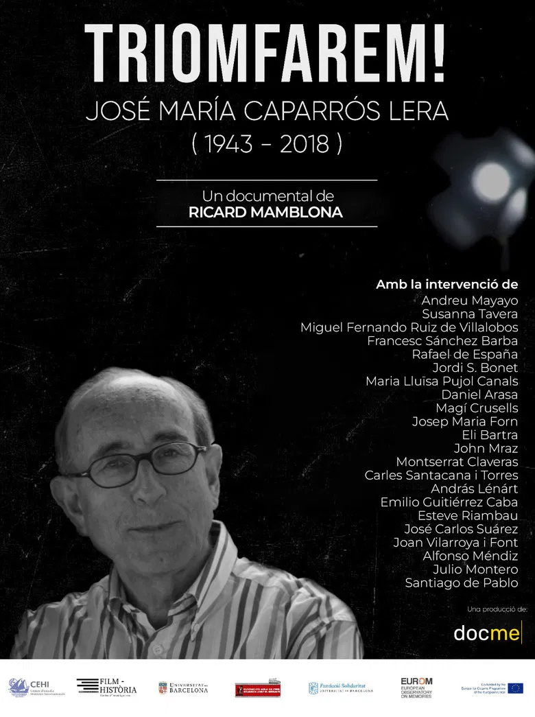Triomfarem! - José María Caparrós Lera (1943 - 2018) poster background