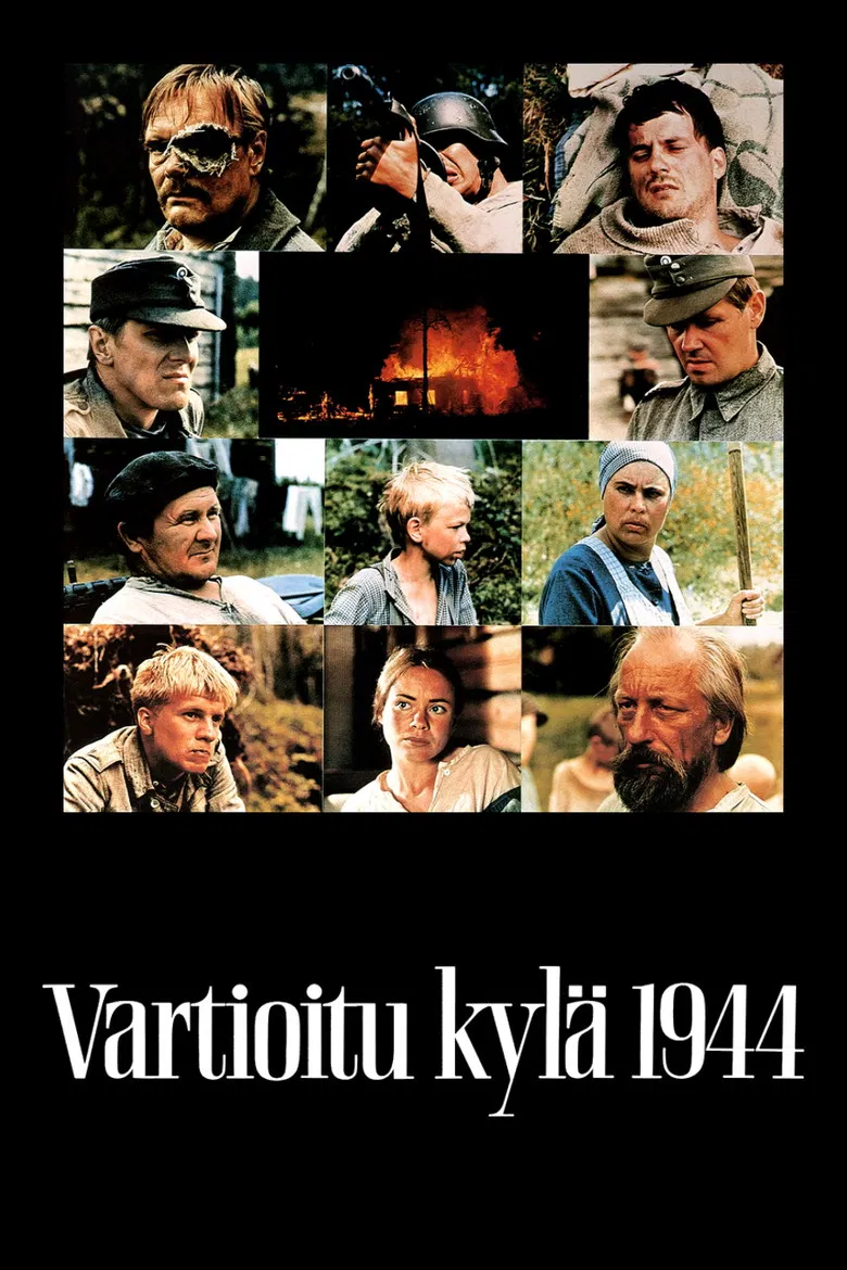 Vartioitu kylä 1944 poster background