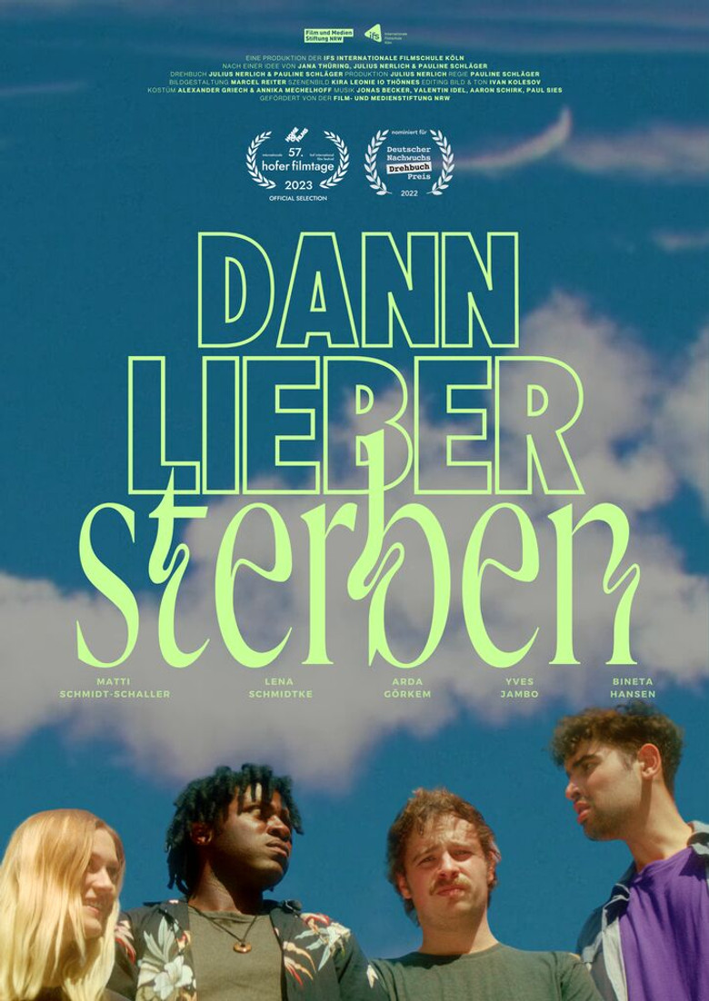 Dann lieber sterben poster background