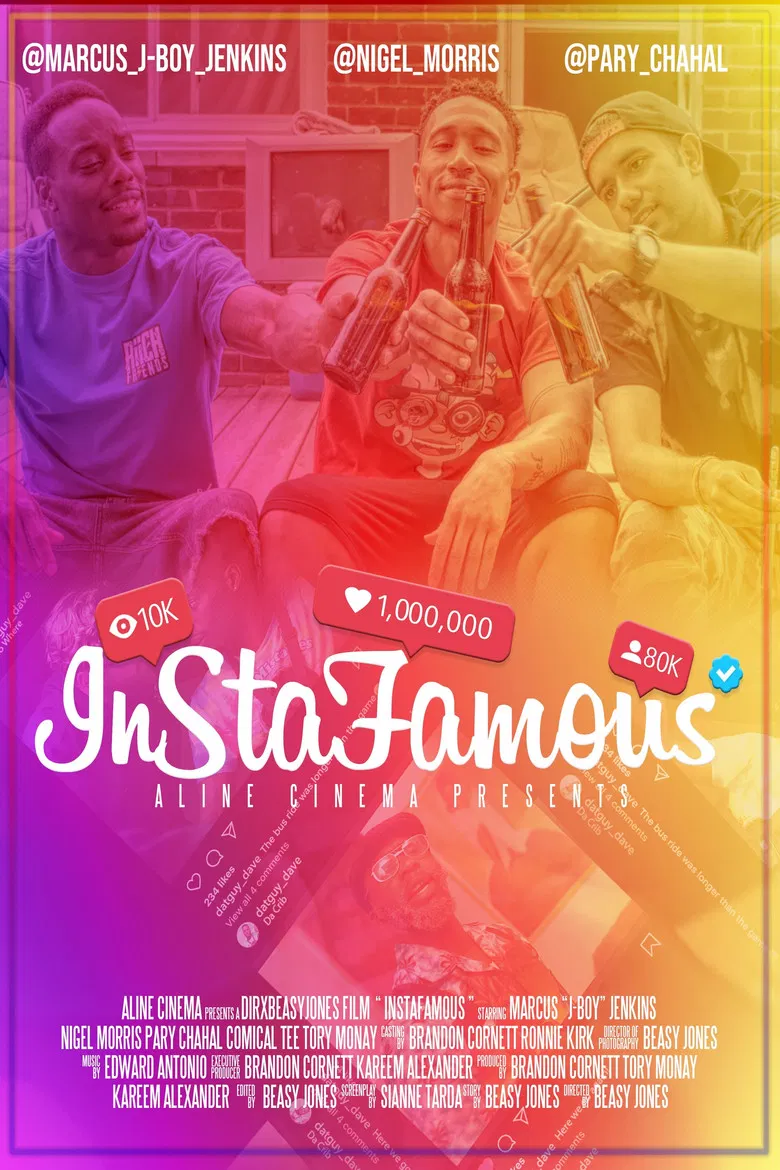 Insta Famous poster background