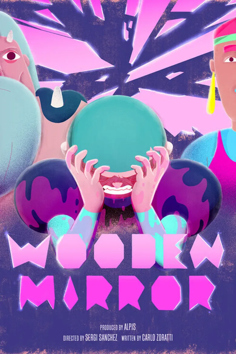 Wooden Mirror poster background