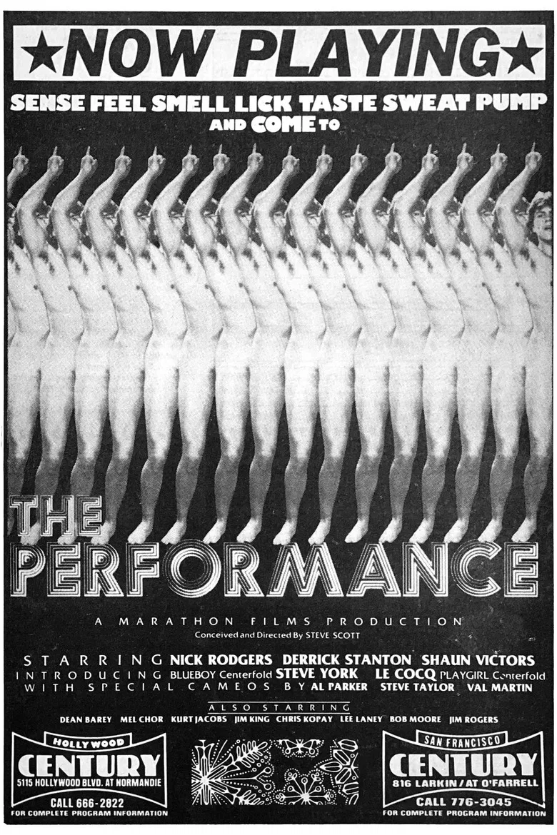 Performance poster background