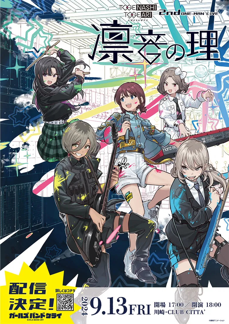 Togenashi Togeari - 2nd ONE-MAN LIVE  凛音の理 poster background