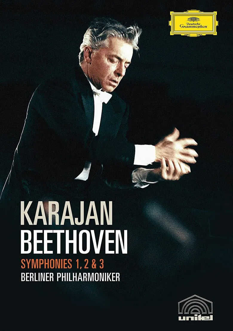 Karajan: Beethoven - Symphonies 1, 2 & 3 poster background