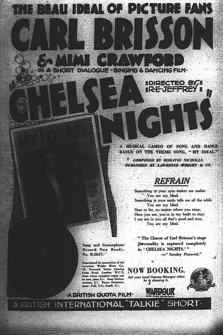Chelsea Nights poster background
