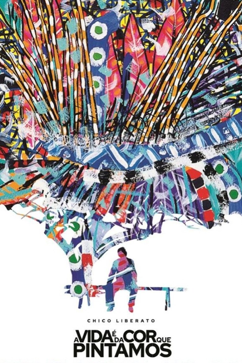A Vida é da Cor que Pintamos poster background