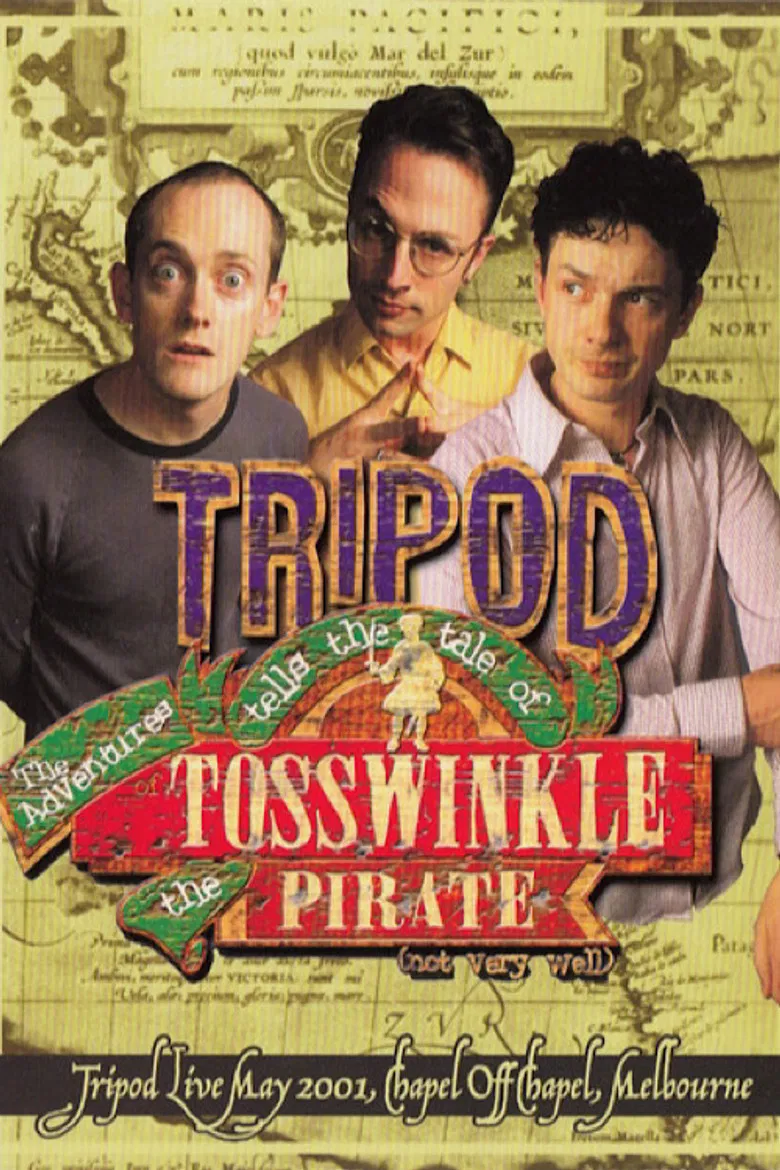 Tripod Tells the Tale of the Adventures of Tosswinkle the Pirate (Not Very Well) poster background