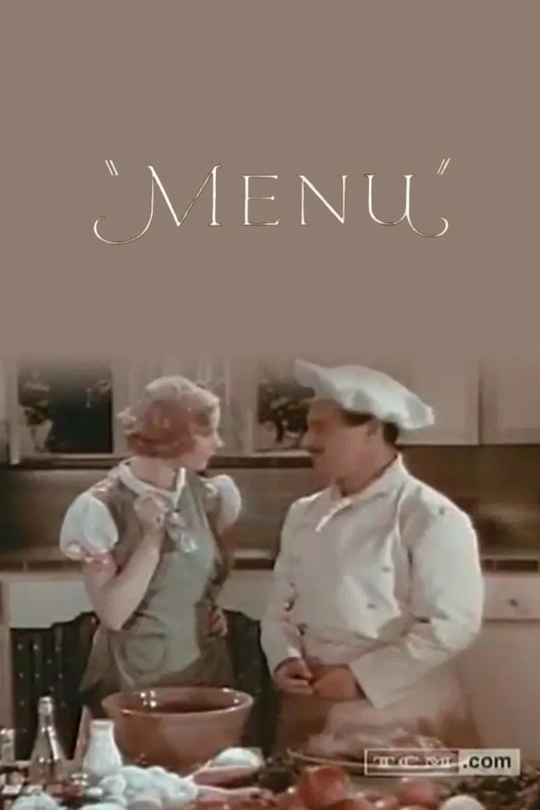 Menu poster background