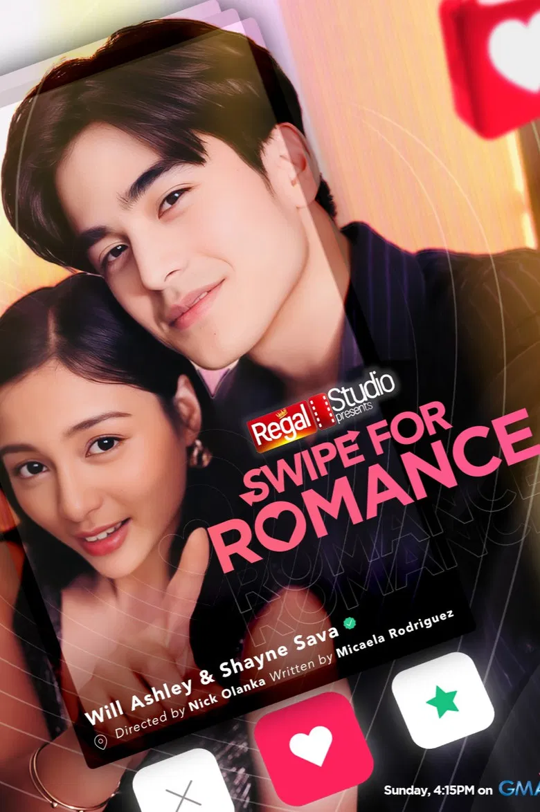 Regal Studio Presents: Swipe for Romance poster background