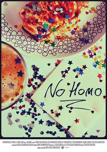 No Homo poster background
