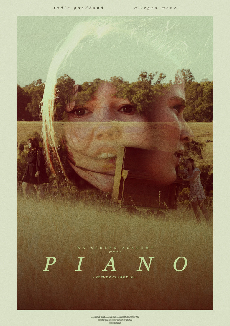 Piano poster background