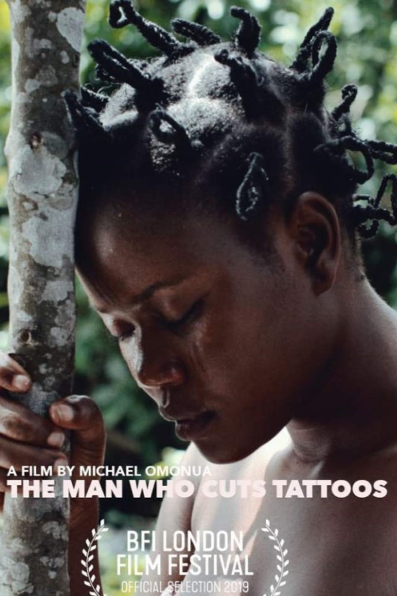 The Man Who Cuts Tattoos poster background