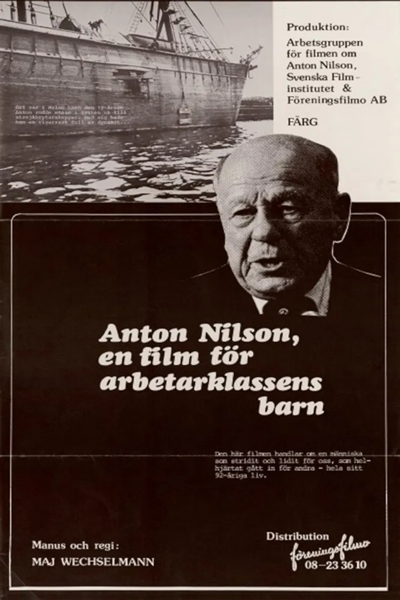 Filmen om Anton Nilson. Till arbetarklassens barn poster background