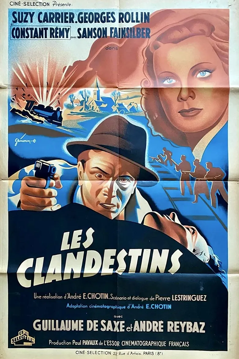 Clandestine poster background