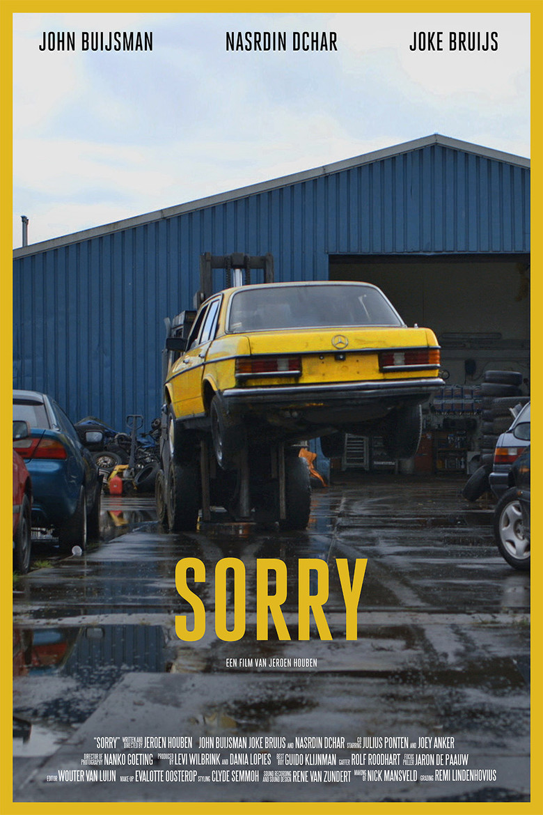 Sorry poster background