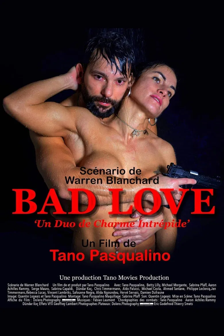 BAD LOVE poster background