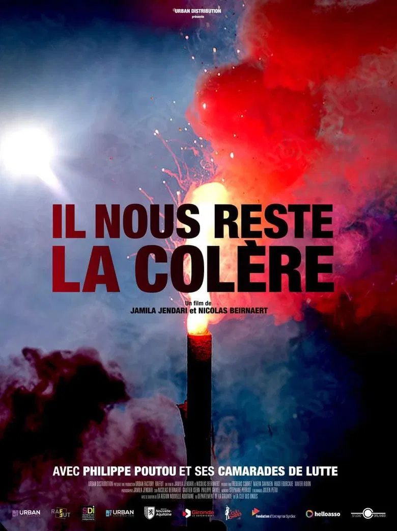 Il nous reste la colère poster background