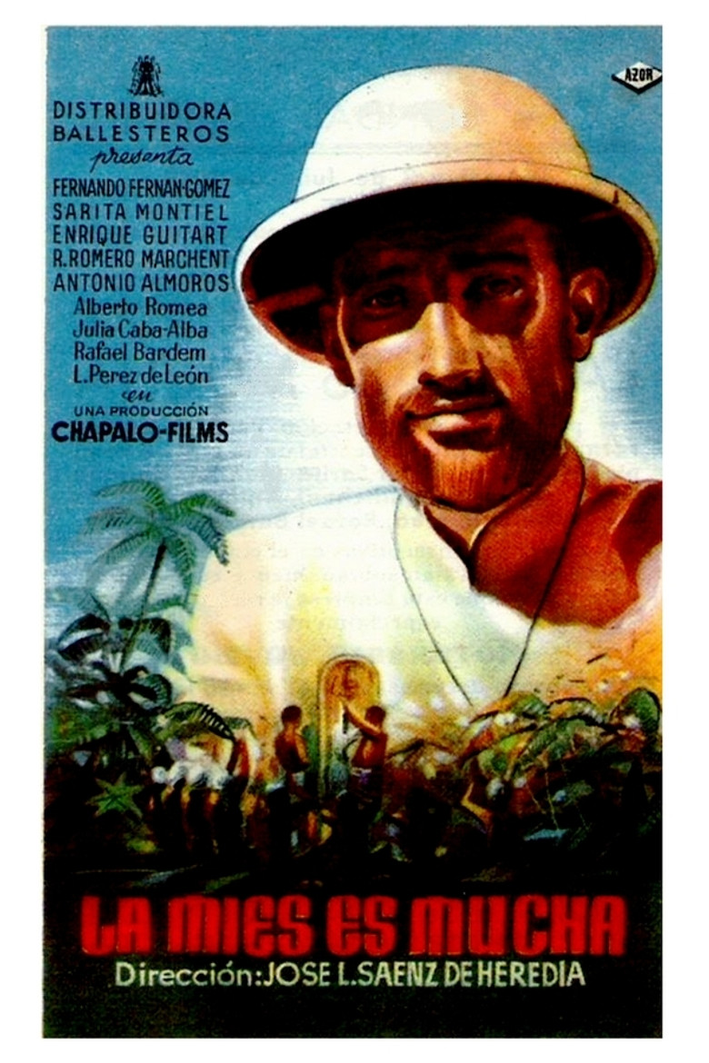 La mies es mucha poster background