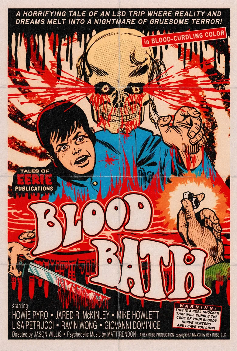 Blood Bath - Tales of Eerie Publications poster background