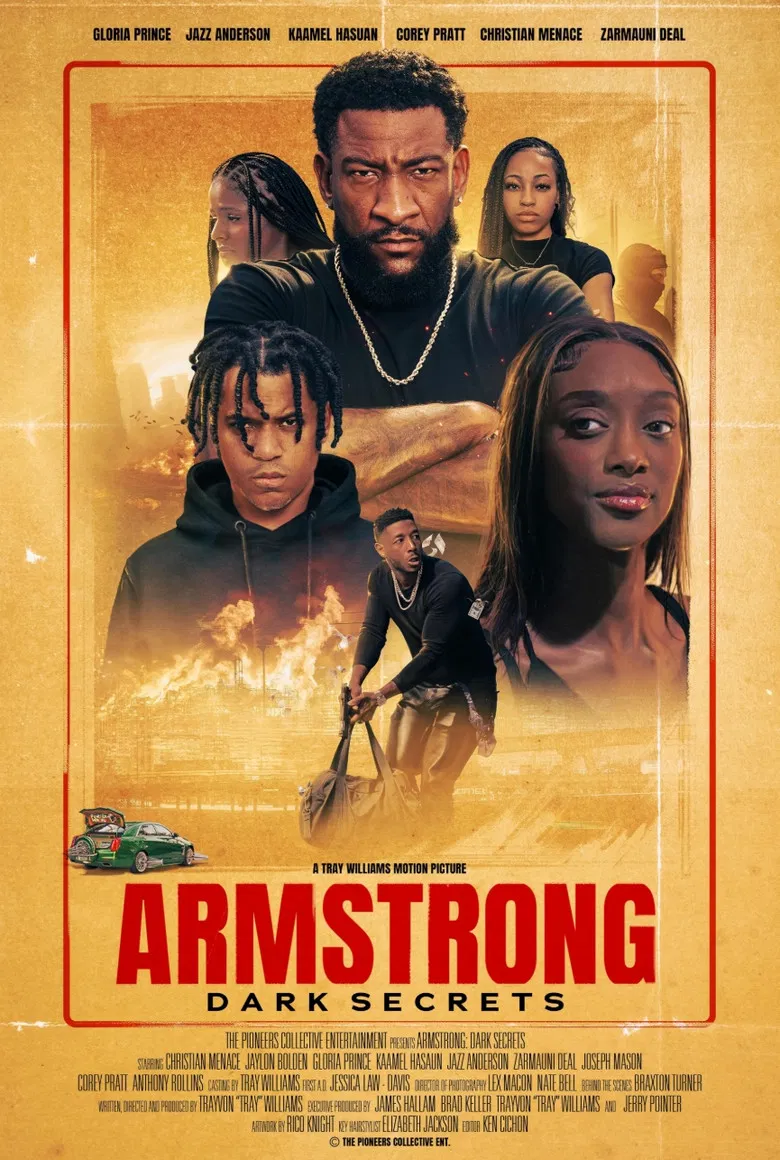 Armstrong: Dark Secrets poster background
