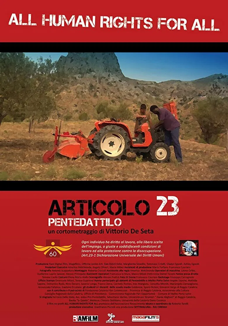 Articolo 23 (Pentedattilo) poster background