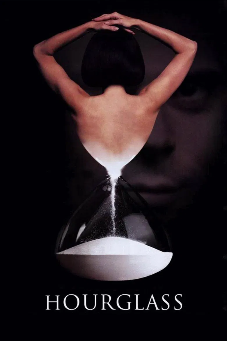 Hourglass poster background
