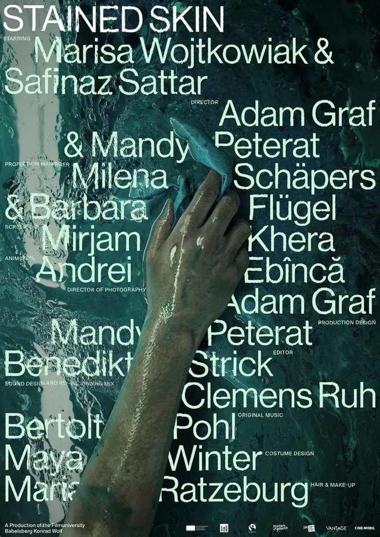 Stained Skin poster background