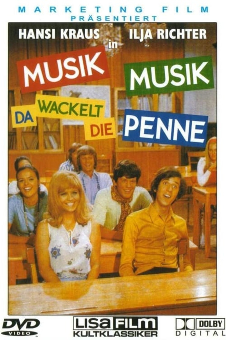 Musik, Musik - da wackelt die Penne poster background