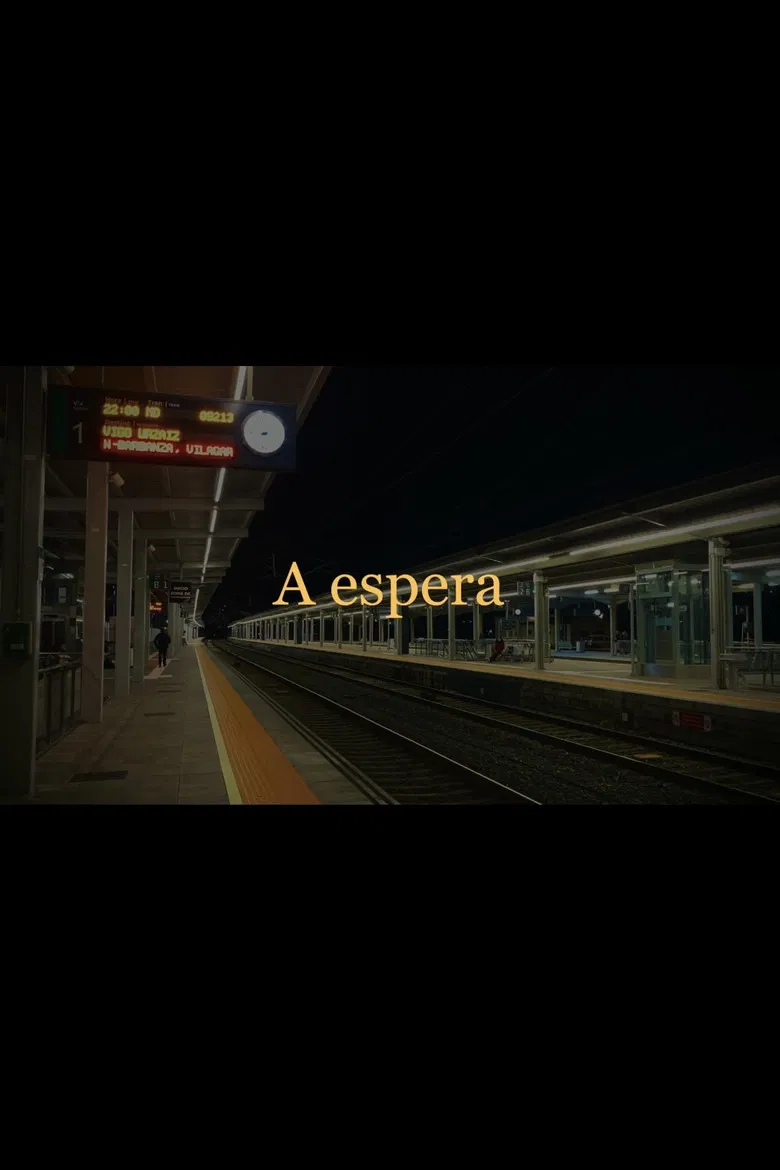 A espera poster background