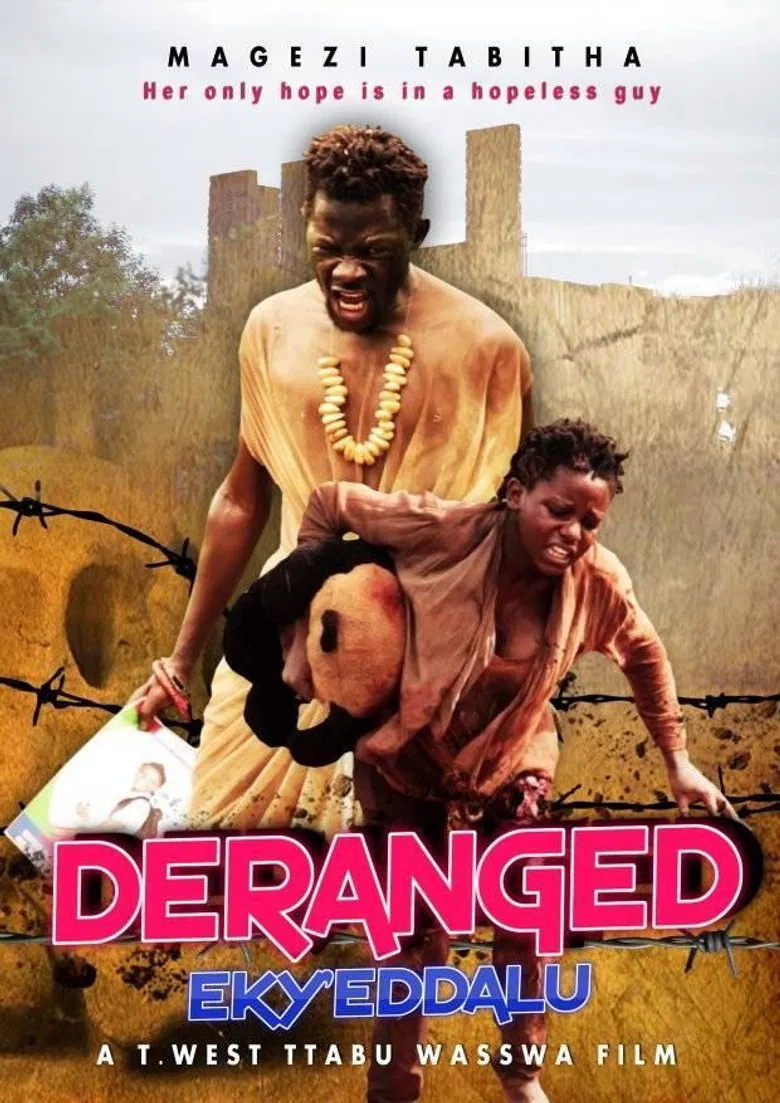 Deranged poster background