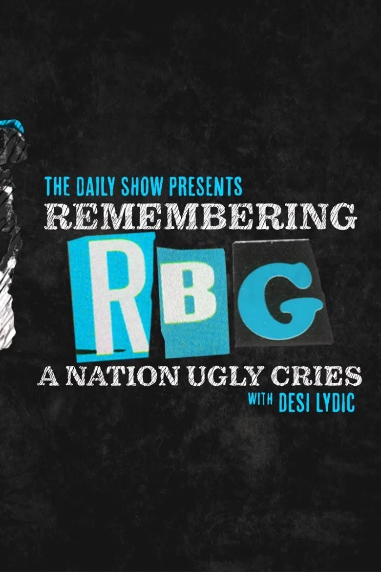 Remembering RBG: A Nation Ugly Cries poster background