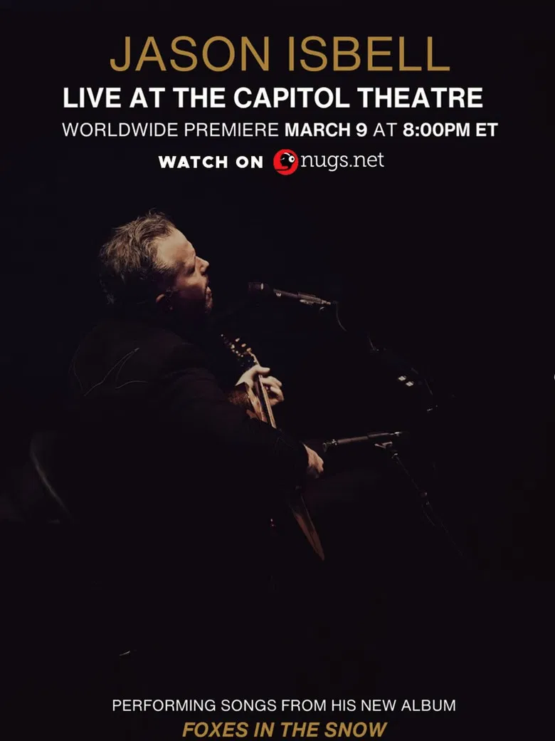 Jason Isbell: Live at the Capitol Theatre poster background
