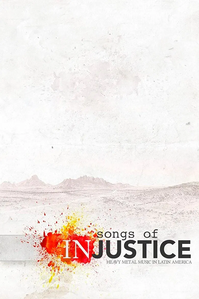 Songs of Injustice: Heavy Metal Music in Latin America poster background