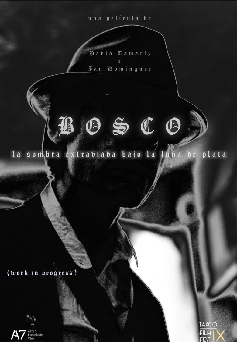 Bosco: La Sombra Extraviada Bajo la Luna de Plata poster background
