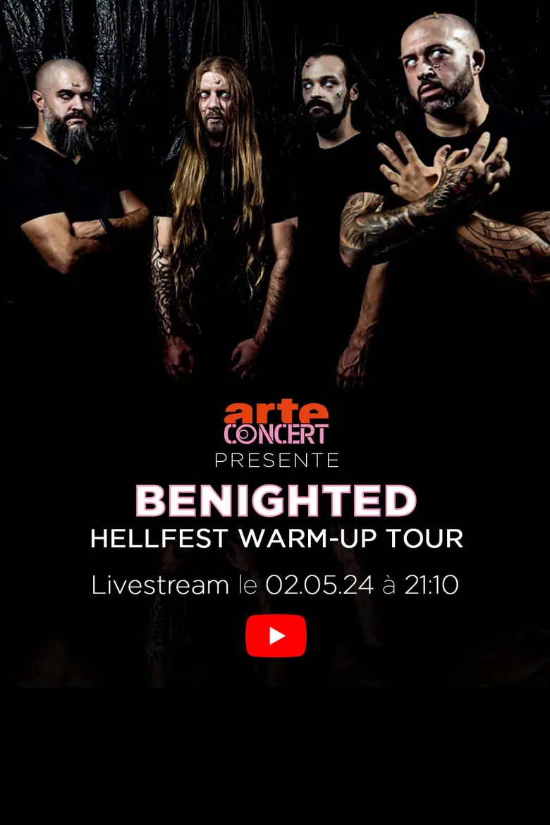 Benighted - Hellfest Warm-Up Tour à la Philharmonie de Paris poster background