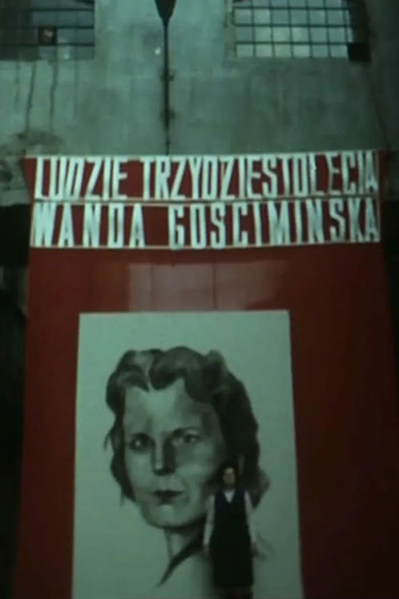 Wanda Gosciminska – A Textile Worker poster background