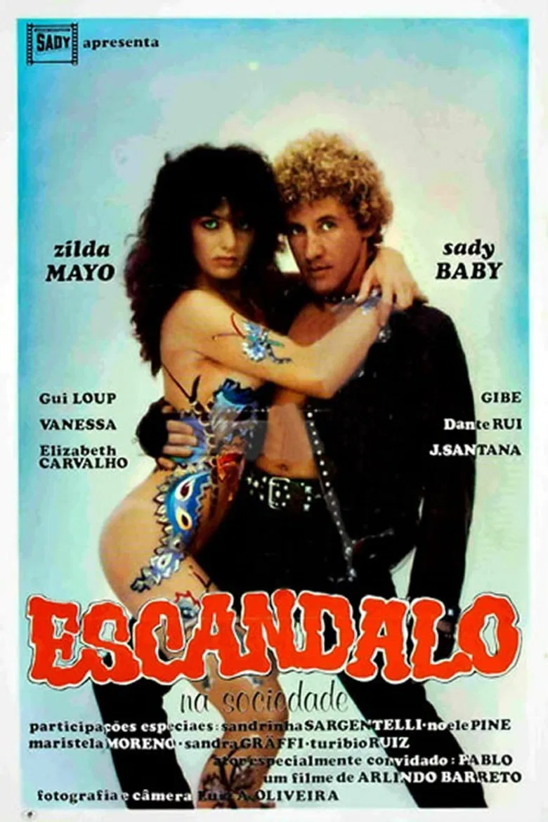 O Escândalo na Sociedade poster background