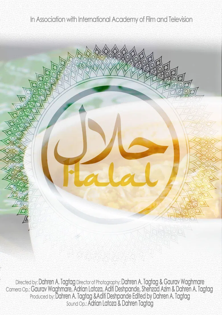 Halal poster background