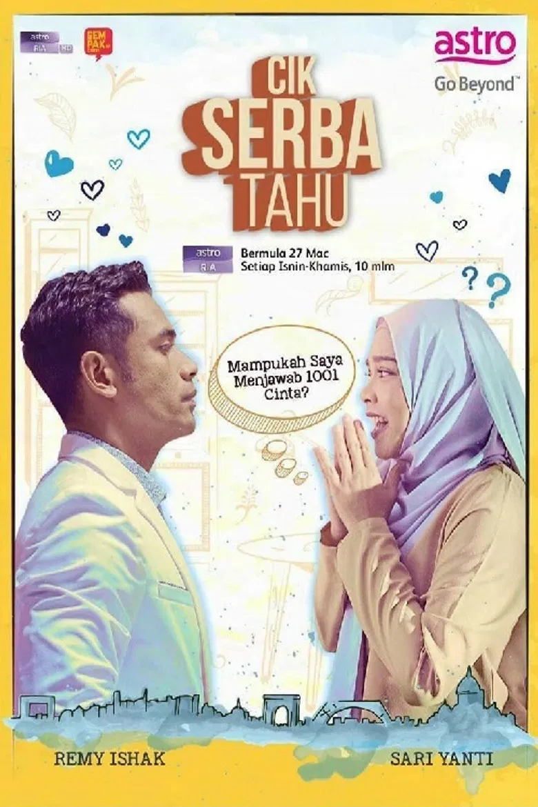 Cik Serba Tahu poster background