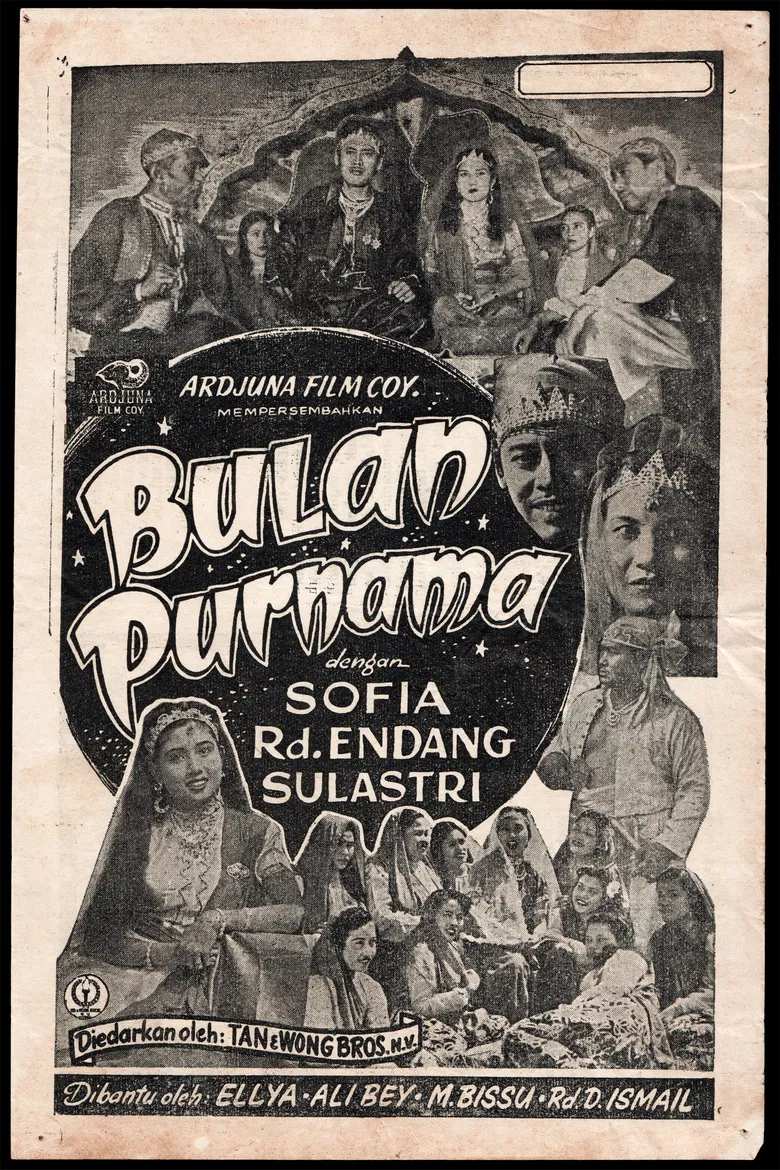 Bulan Purnama poster background