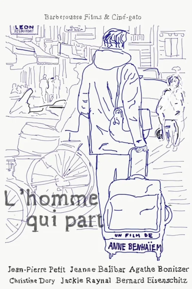 L'homme qui part poster background