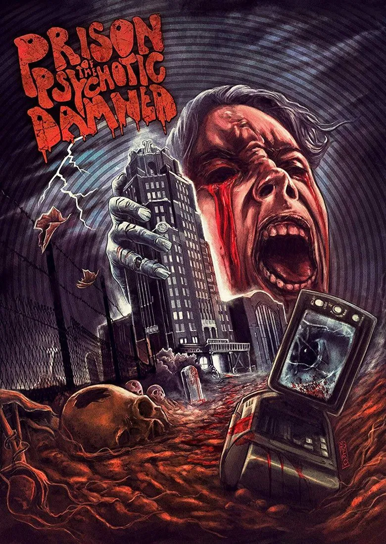 Prison of the Psychotic Damned poster background