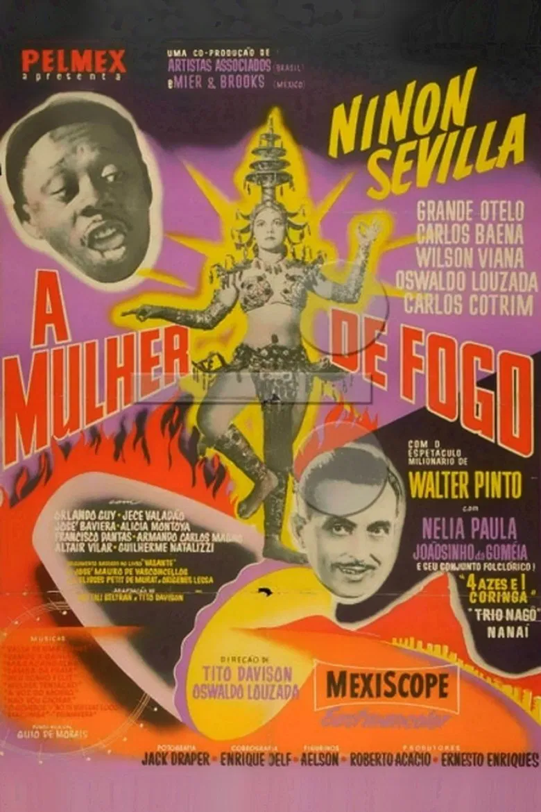 Mujeres de fuego poster background