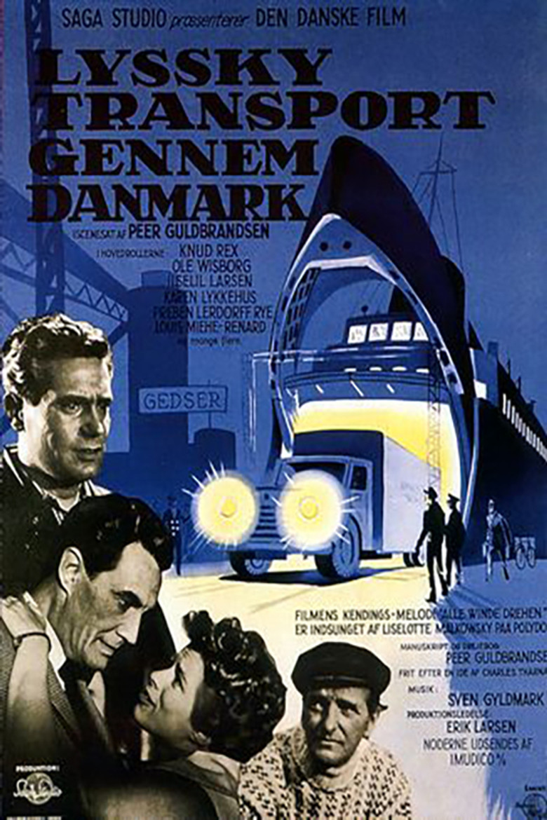 Lyssky transport gennem Danmark poster background